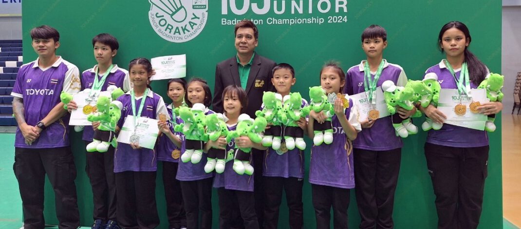 สรุปผลงานนักกีฬา สโมสรสปิริตบายมณีพงศ์ ในรายการ Jorakay Junior Badminton Championship 2024